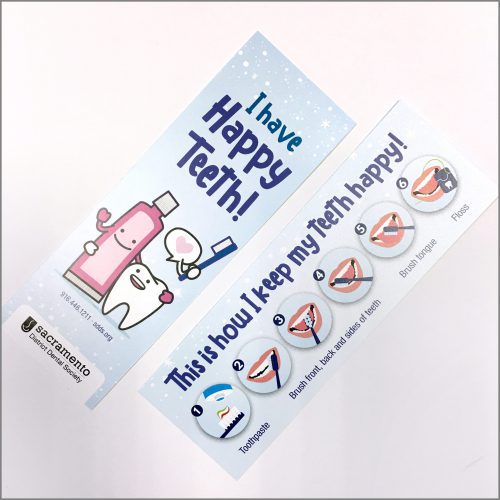 Happy Teeth Bookmark